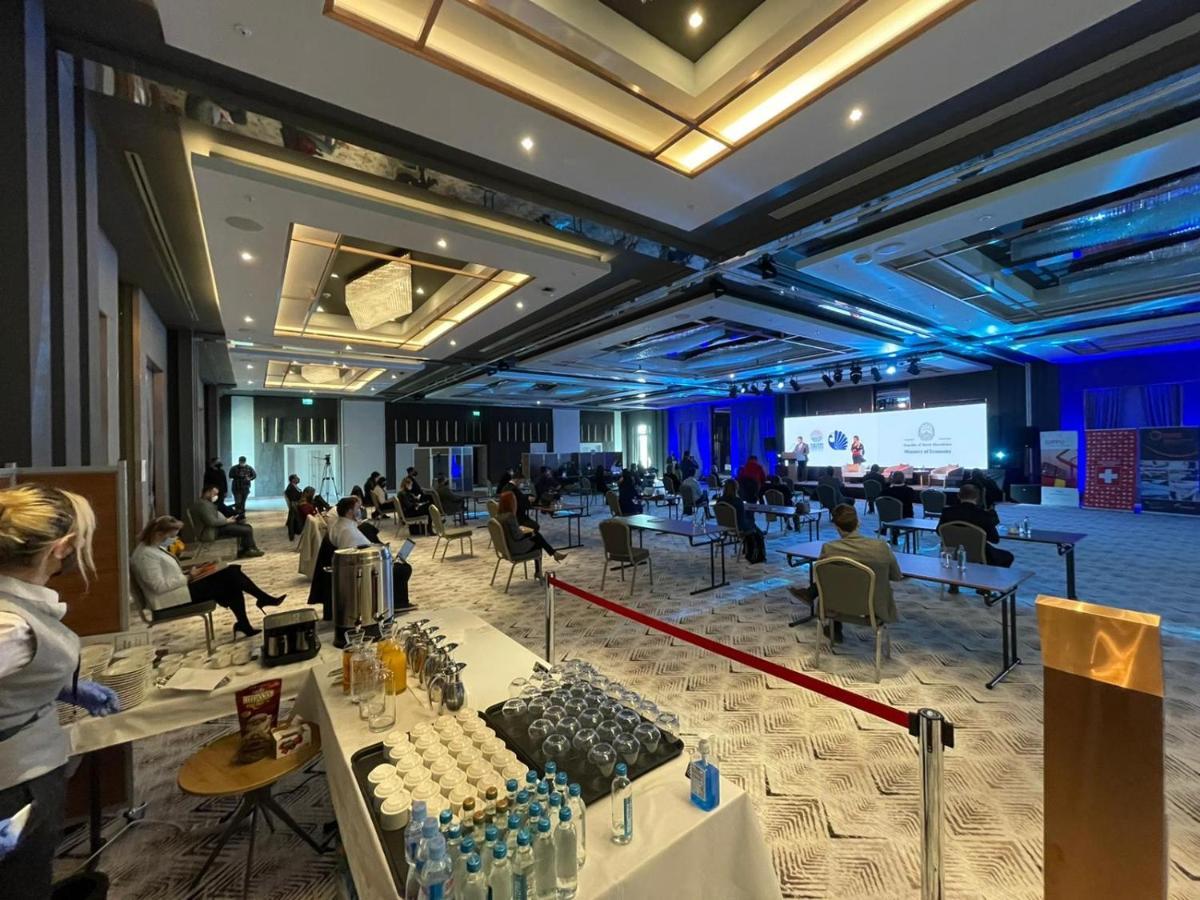 Limak Skopje Luxury Hotel Ngoại thất bức ảnh The 2019 World Economic Forum on the Middle East, Africa and India